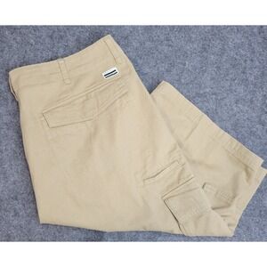 Sean John Shorts Mens 40 Khaki Cargo Pockets Hip Hop Regular Fit Baggy Y2K 2000S